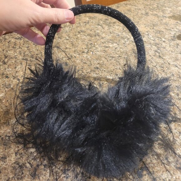 Winter Foldable Ear Muffs #Black #White main image 14